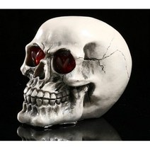 LED 인간의 모양 해골 머리 Homosapiens 입상 악마 인테리어 소품 액세서리 할로윈 무서운 파티, 1