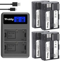 카메라 배터리 7 4v 2500mah bp 511a bp 511 bp 511 511a bp511 bp511a canon eos 40d 300d 5d 20d 30d 50d lcd, 4배터리 포함 충전기