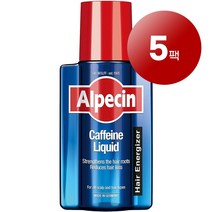 Alpecin 알페신 독일 직배송 남성용 두피 모발 영양 관리 헤어 스트롱 그로우쓰 트리트먼트 리퀴드 200ml 1팩, 5팩