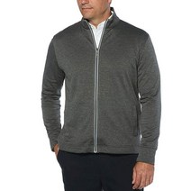 Callaway 남성용 골프 전체 지퍼 긴소매 와플 니트 플리스 재킷 블루 L153578, XX-Large