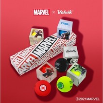 볼빅 2021 정품 마블 캐릭터 어벤져스 선물용 골프공 기념 선물 세트 볼마커 골마커 비비드 컬러 칼라 홀인원 헐크 캡틴아메리카 아이언맨 스파이더맨 퍼니셔 4구 5구 세트 골마커, 마블 원볼팩 롱5구세트