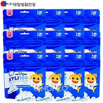 핑크퐁 아기상어 자일리톨100 40g 무색소 캔디 무배, 자일리톨, 12개