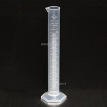 국산 플라스틱 메스실린더 100ml 1개입 눈금 실린더 실험용 과학실
