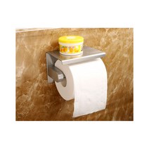 CO 무타공 박스형 신형 휴지걸이 블랙 앤 화이트, 1개