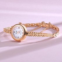 골드앤 14K 메시블 라운드 시계 팔찌