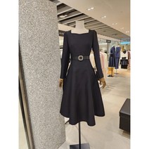 JIGOTT 지고트 JN3A0OP12 벨티드 플레어 원피스