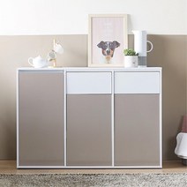 분리수거 회사 쓰레기통 학원 휴지통 수납장 폭좁은 사무실 드레스룸, 모카그레이