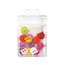 가방 옷 수선 부자재 꾸미기 만들기 곰모양 단추 diy 소품