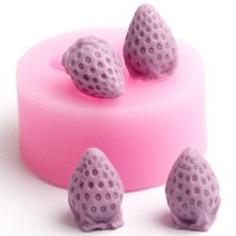 석고방향제 몰드 수제_3D딸기10mm 4구-1개/틀 재료