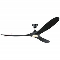 천장형선풍기 60 70In 큰 크기 검은 천장 팬 DC 모터 6 속도 원격 제어 220V Ventiladores De Techo, [05] D Dark with LED, [03] 60inch about  152cm, [01] DC Motor 100V -240V