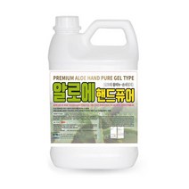 산케미칼 핸드퓨어 알로에 젤타입 3.75L 물비누 젤타입 리필 대명크린