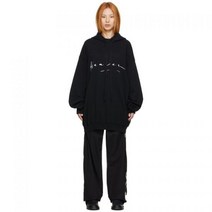 [해외정품] 앤 디뮤얼 미스터 블랙 검정 코튼 후드티 Ann Demeulemeester