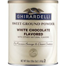 기라델리 스위트 화이트 초콜릿 파우더 가루 분말 1.41kg Ghirardelli Sweet Ground White Chocolate Flavor Powder