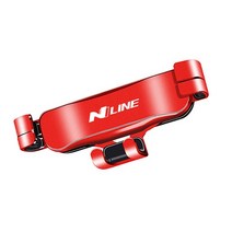 차량용 에어 벤트 클립 마운트 휴대폰 홀더 N 퍼포먼스 라인 I30 i40 소나타 엘란트라 코나 투싼, 02 style 1 red