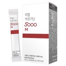 리얼 아르기닌 5000 L-아르기닌 5000mg 마카 아연 액상단백질 함유, 20g, 6개