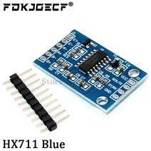 아두이노키트 프로그래밍 전자 아두이노 모듈 부품 로드셀 1kg 5kg 10kg 20kg hx711 ad 모듈 무게 센서 arduino 용 전자 저울 알루미늄 합금 무게 압력, hx711 블루