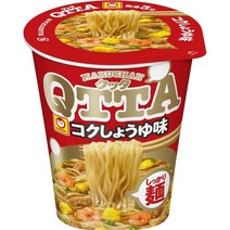 쯔케멘 시오라멘 일본 컵라면 라멘 컵라멘 MARUCHAN QTTA 감칠 간장 맛 78g×12개, MARUCHAN QTTA 감칠맛 간장 맛 78