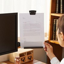 사무실 작업 모니터 문서 문서홀더 부착용 메모꽂이, 본 상품 선택하기, 1개