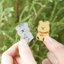 아트박스/매직채널 코코카 블링블링 캐릭터 귀여운 금속뱃지 세트