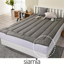 siamia 포이즐 먼지없는 알러지케어 고정밴드형 토퍼 슈퍼싱글