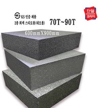 회색 스티로폼/네오폴 압축 벽 보온 단열재 베란다 창문 보온 단열재 600 x 900 (70T-90T), 네오폴 2호 70T 600x900 (1장)