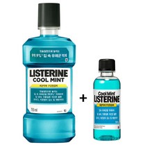 리스테린 쿨민트750ml+100ml 대용량 구강청결제 구취제거 가글 가그린