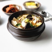 주방짱 국산 세제 세척가능 뚝배기 세제 무흡수 무균열 게르마늄 초강도 내열 뚝배기, 게르마늄 뚝배기 4호