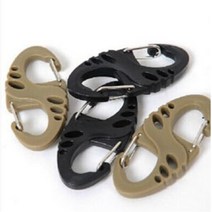 예쁜 카라비너 캠핑용 열결비너 낚시비너 스토퍼 고리