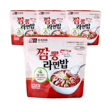 두리두리 짬뽕 라면밥, 123g, 4개