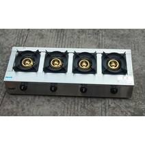 업소용화구 중식화덕 중화버너 최대8구 멀티 가스렌지, 상세 페이지 참고, 긴 4 헤드 벌집로 가스 공급 밸브 및 파이프