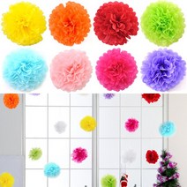 종이꽃볼20cm/페이퍼벌룬/허니/파티용품/천정데코/종이/이벤트/생일/풍선, 라임그린