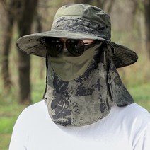 새로이 그라비티 자외선 차단 낚시 등산모자, 그라비티 카키