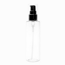 플라스틱 - 에센스용기 투명 100ml S타입 [ 캡 색상선택 ], 블랙