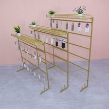 쥬얼리 진열대 매대 귀걸이 소품 악세서리, 상세 페이지 참고, 45개후크가있는길이150mm높이130mm3층