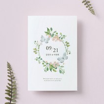 마음닷컴 청첩장 PK1912 봉투 스티커 포함, 70매 세트