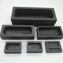 납괴 Sqaure 흑연 도가니 주조 Ingot Bar 금형 금은 구리 용융 정제, 다른 사이즈 상담