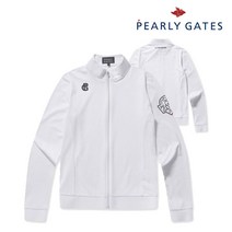 파리게이츠 골프 pearlygatesgolf여성 레이스 펀칭 집업 티셔츠 P52102TH067_WH, 000, WH