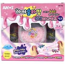 아모스 아이슬라임 DIY 미니키트 슬라임세트, 분홍, 1개