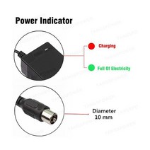 전동킥보드 충전기 48V 2A 납산 배터리 57.6V 전기 자전거 스쿠터 오토바이 3 핀 XLR DC 플러그, 에게, RCA