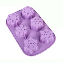 [비누나무] 눈꽃 4종 6구실리콘몰드