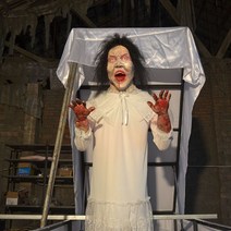 할로윈소품 데코 해골 파티 인테리어 거미줄 유령 소품 할로윈, C. 침대 밑의 마녀