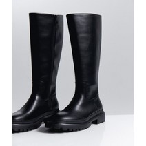 JILL BY JILLSTUART 앰버 블랙 플랫폼 롱부츠 JLSO3F641BK 294777