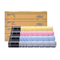 코니카 미놀타 Bizhub용 프린터 파우더 컬러 토너 카트리지 TN216 TN319 tn 216 C360 C280 C7728 BK400G CY, 한개옵션1, 04 K 400g