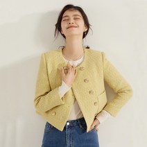 트위드자켓 코트 여성코트 자켓 여성자켓 숏코트 봄코트 보브코트 P8918
