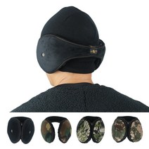 군인 로카ROKA 군인귀마개 1+1 패딩 방한 군용, 방한귀마개, 카모