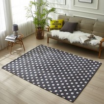 [천삼백케이] [가온길] DTP 사계절 사각러그 빅데이지 100x150 카페트