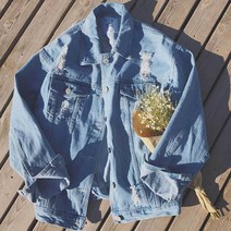 연청 헤지 남자 데님 자켓 청자켓 캐쥬얼 나들이룩 172088EA