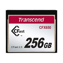 트랜센드 CFast 2.0 SATA3 4K UHD CF 메모리카드 CFX650, 128GB