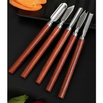 우드카빙키트 입문자 나무 조각칼 세트 공방 목공 수공예 품질 9 pcs 야채 과일 조각 도구 세트 음식 조각 칼 요리사의 조각 도구 키트, 없음