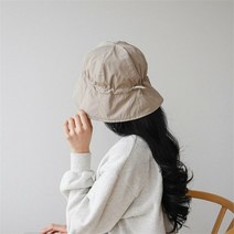 벨라도이 [BELLA.DOI] 나일론 스트링 셔링 주름 버킷햇 프리사이즈